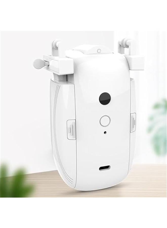 Automatic Curtain Opener, Quiet Type C Charging Smart Motor with Remote Control for Roman Rod, T Rail, U Rail - Image 1