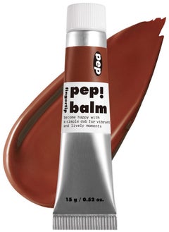 I'M MEME Multiuse Lip And Cheek Tint Pep! Balm ; With Shea Butter, Gift, Liquid Blush And Lip Paint, Travelfriendly, 005 Brink, 0.52 Oz  - Image 1