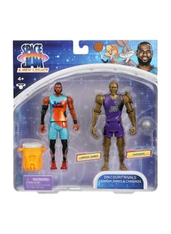 Space Jam Moose Toys Space Jam: A New Legacy 2 Pack On Court Rivals Lebron & Chronos Multicolor (14579)  - Image 2