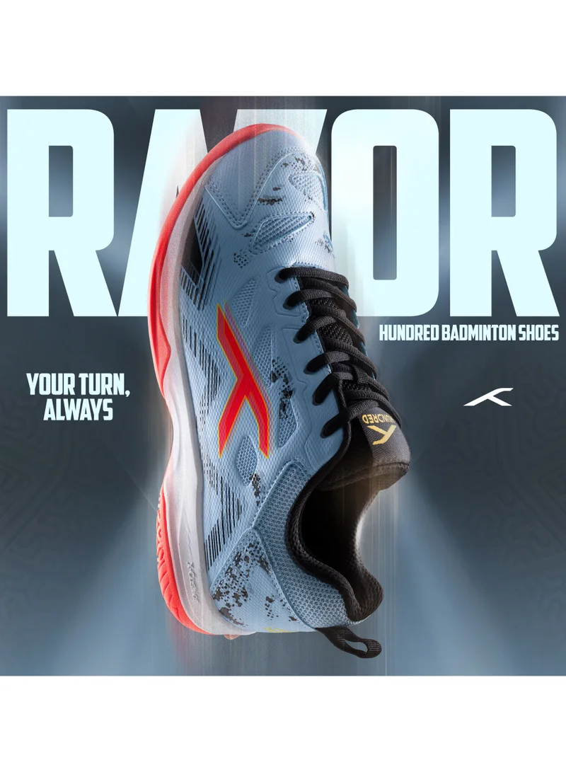 هندرد HUNDRED Razor Unisex Badminton Shoes