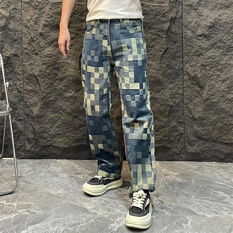 Unisex Classic Denim Jeans Loose Fit Daily Outdoor Wear - Image 5