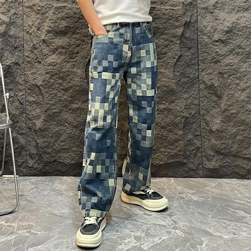 Unisex Classic Denim Jeans Loose Fit Daily Outdoor Wear - Image 3