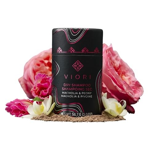 Viori Dry Shampoo Powder Magnolia and Peony FastAbsorbing Volumizing Shampoo Dry Shampoo for Oily Hair Neutralizes Odor LongLasting - Image 1