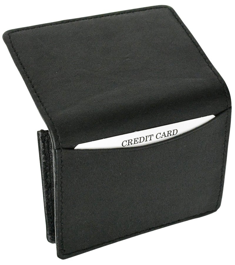 Marshal® RFID Blocking Mens Leather Expandable Business Card Case Wallet - Image 2