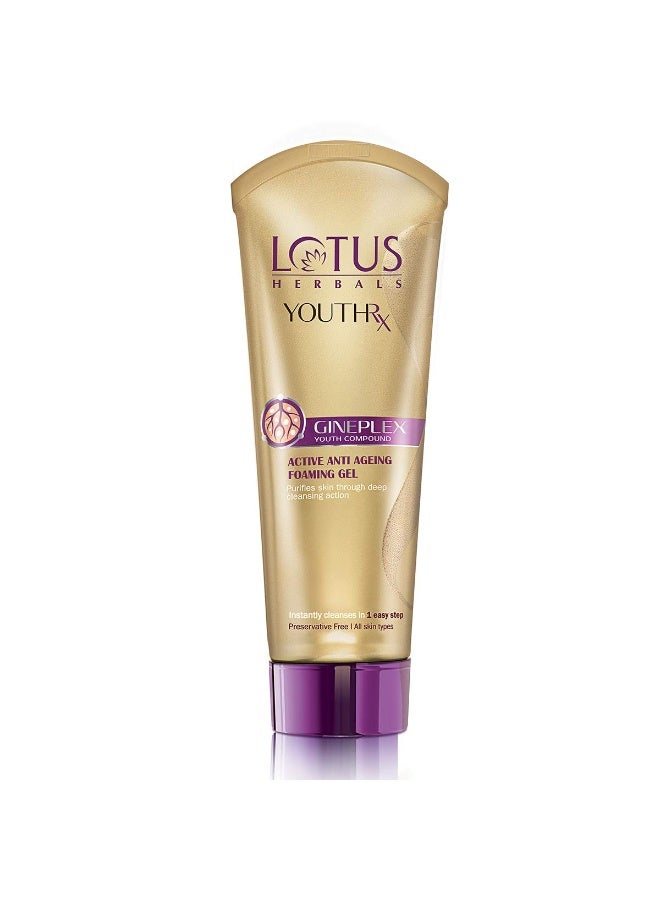 Lotus Makeup Youthrx Active Anti Ageing Foaming Gel Face Wash, 100g||Pack of 2 - Image 2