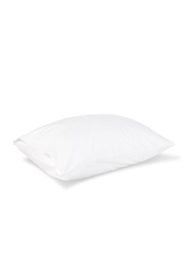 أغطية وسائد من القطن العضوي من بروكلينين - طقم من قطعتين، مقاس كينج باللون الأبيض - قطن عضوي معتمد بنسبة 100% من GOTS | أفضل ملاءات قطنية عضوية - Image 3