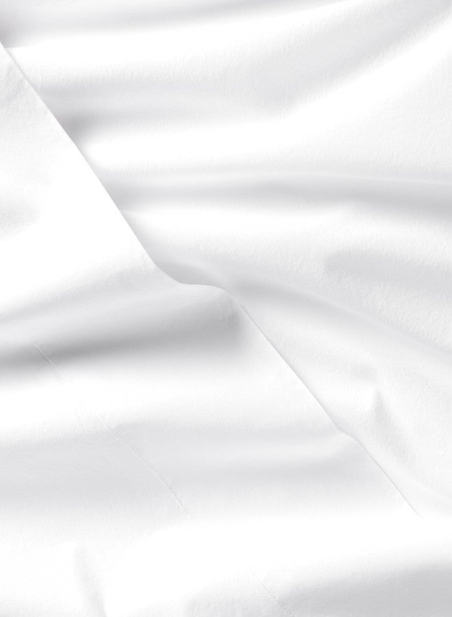 أغطية وسائد من القطن العضوي من بروكلينين - طقم من قطعتين، مقاس كينج باللون الأبيض - قطن عضوي معتمد بنسبة 100% من GOTS | أفضل ملاءات قطنية عضوية - Image 4