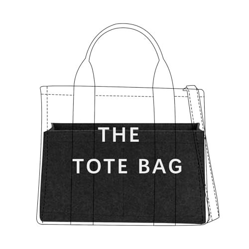 Lckaey tote bag insert for medium tote bag insert organizer Y065blackM - Image 3