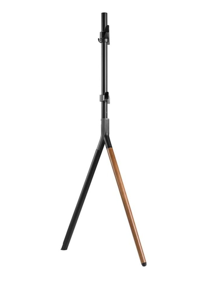 ELTRAZONE Easel Studio TV Floor Stand | Stylish Tripod Mount for 49"-70" Screens | Supports Up to 40 KG | Modern Grey & Walnut Finish | Adjustable Height | Space-Saving & Sturdy | Built-in Cable Management | Perfect for Home, Office & Studio - Image 2