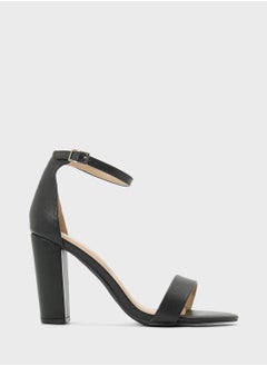 Truffle Ankle Strap High Block Heel Sandal  - Image 1