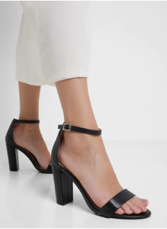 Truffle Ankle Strap High Block Heel Sandal  - Image 5