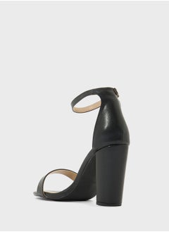 Truffle Ankle Strap High Block Heel Sandal  - Image 3