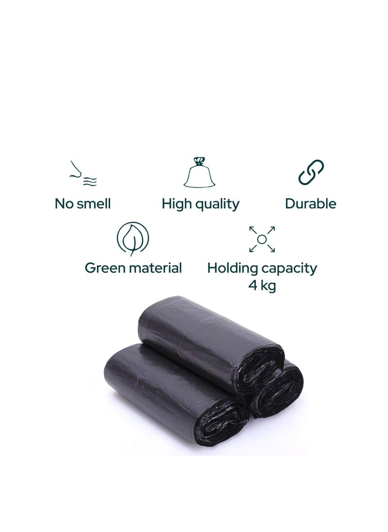 Nure Nure- Bio-Degradable Purity In Disposal Garbage Bag,50 Gallons, 20 Pcs, 75cmx103cm,Pack of 2  - Image 3
