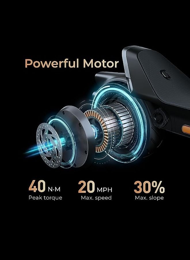 Yadea ElitePrime Electric Kick Scooter Power by 1500W Motor Up to 65 KM Range and 30 KM 10 inch Tires Triple Brakes and Suspension 30% Hill Grade Electric Scooter for Adults - Image 3