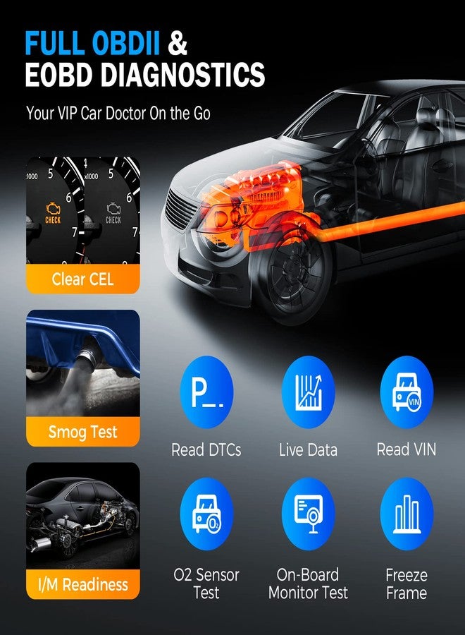 Launch CR529 OBD2 Diagnosis Reader Codes Test Emissions O2 EVAP - Image 5