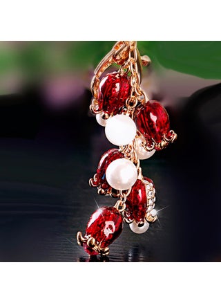 Pearl pomegranate flower red