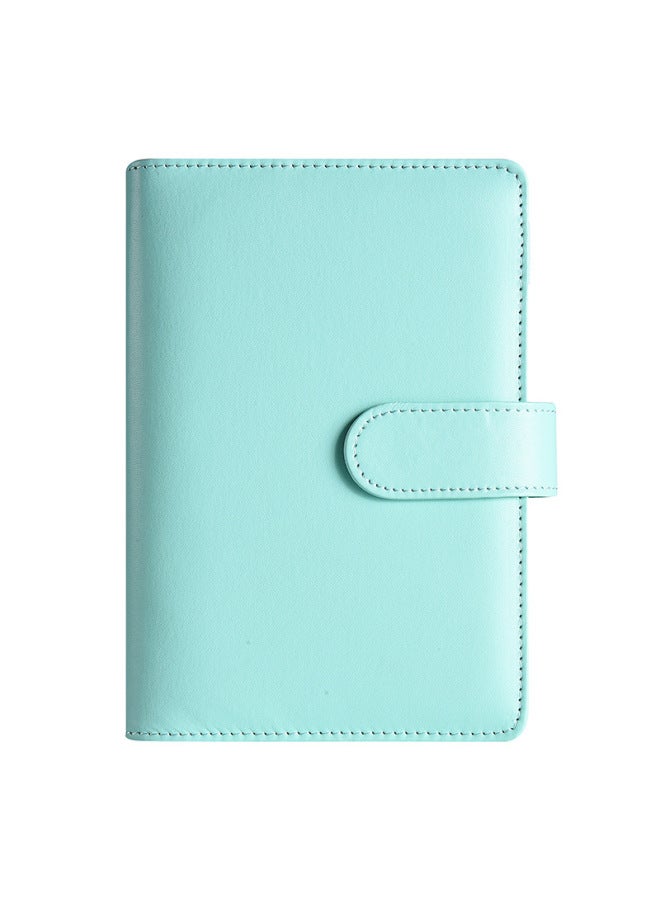 Start A6 Binder Creative Notebook Zipper Bag Macaron Pu Leather Loose-leaf Book Cash Budget Hand Book - Image 1