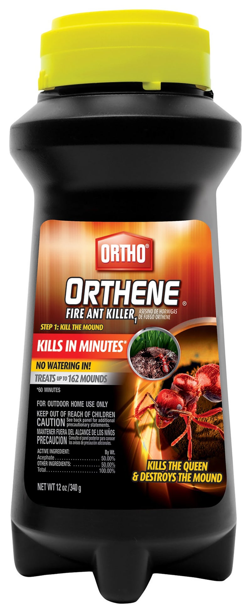 Ortho أورثو أورثين قاتل النمل الناري1، يقتل الملكة، يدمر حتى 162 كومة، يبدأ العمل خلال 60 دقيقة، 12 أونصة. - Image 2