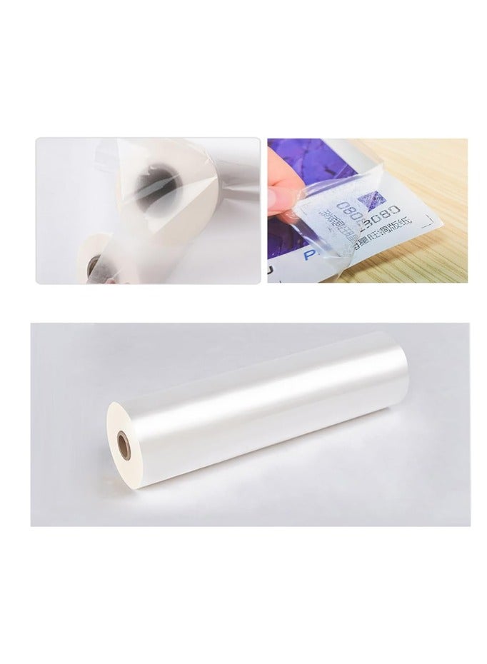 Kalon Thermal Laminating Film Rolls, 12.6in x 656ft BOPP Glossy Film for Hot Roll Laminator,Hot Laminating Film for Paper and Photo  1 Inch Core, 25mic,(Glossy Type) - Image 2