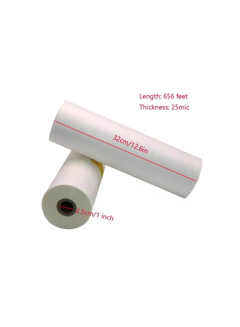 Kalon Thermal Laminating Film Rolls, 12.6in x 656ft BOPP Glossy Film for Hot Roll Laminator,Hot Laminating Film for Paper and Photo  1 Inch Core, 25mic,(Glossy Type) - Image 4