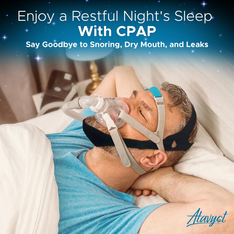 Atavyst Anti Snoring Chin Strap for Men and Women CPAP Users - Airflow Jaw Strap - Effective Snore Solution for Excessive Snoring - Image 3