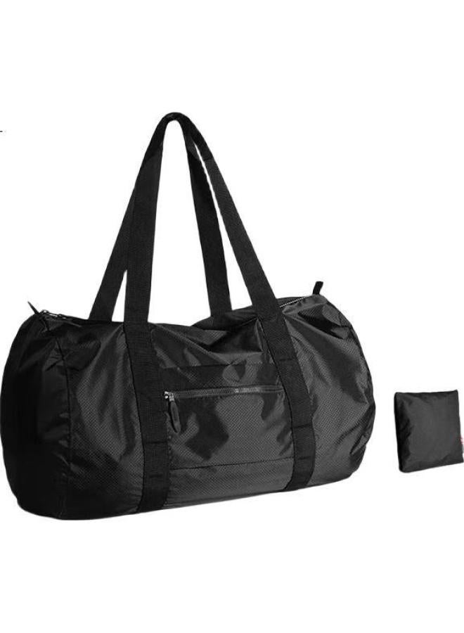 Pack All Travel Bag, Handheld Foldable Fitness Sports Bag, Business Trip Large Capacity Luggage Bag, Black, 32L - Image 2