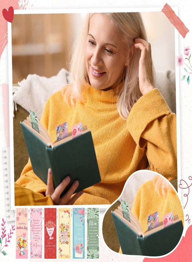 مجموعة سكاي جيم من 60 قطعة من فواصل الكتب، هدية مثالية للأم من ابنتها، فواصل كتب "أفضل أم على الإطلاق"، شكرًا لكِ يا أمي، هدايا لحفلات أعياد الميلاد من الابن أو الزوج - Image 5