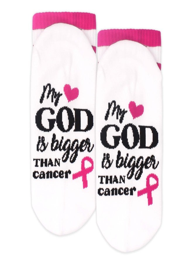 SSQBZU My God is Bigger Than Cancer-Care Gifts for Women&Men-Cancer Patients Must Have-Cancer Socks Gifts.(039) - Image 1