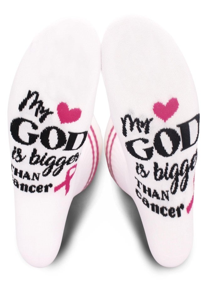 SSQBZU My God is Bigger Than Cancer-Care Gifts for Women&Men-Cancer Patients Must Have-Cancer Socks Gifts.(039) - Image 4