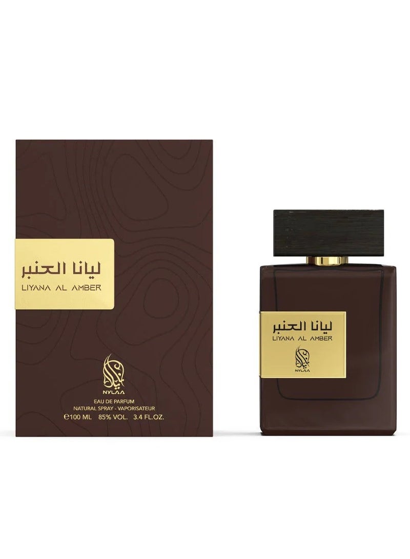 NYLAA Liyana Al Amber Eau De Parfum For Unisex - 100 ML - Image 1