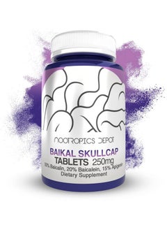 Nootropics Depot Baikal Skullcap Extract Tablets ; 250Mg ; 120 Count ; >15% Apigenin 20% Baicalein 50% Baicalin  - Image 2