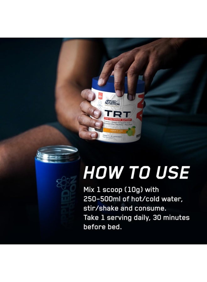 Applied Nutrition TRT Testosterone Hormone Booster | Zinc, Magnesium, D-Aspartic Acid, Maca, Ashwagandha & Sea Moss | Informed Sport – Orange Burst (300g – 30 Servings) - Image 5