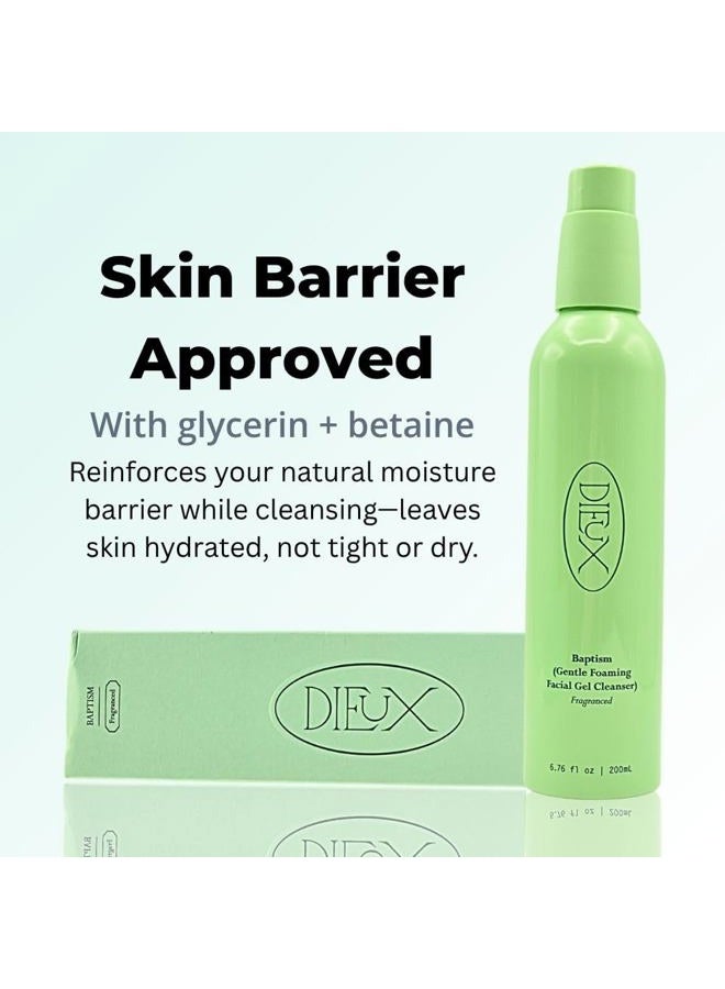 Dieux Baptism Gentle Foaming Facial Gel Cleanser Fragranced 6.76 oz - Image 4