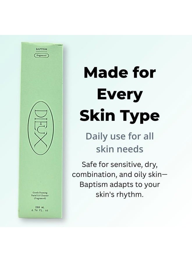 Dieux Baptism Gentle Foaming Facial Gel Cleanser Fragranced 6.76 oz - Image 5