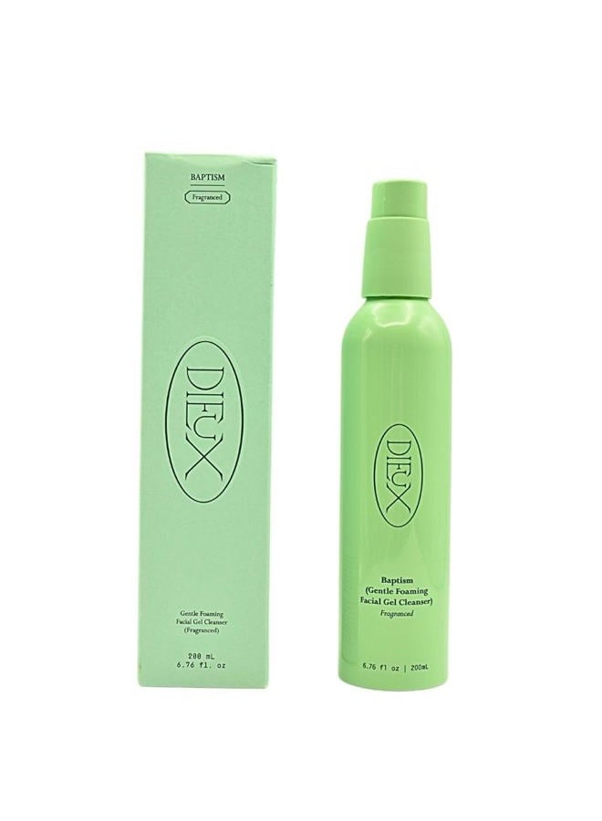 Dieux Baptism Gentle Foaming Facial Gel Cleanser Fragranced 6.76 oz - Image 1