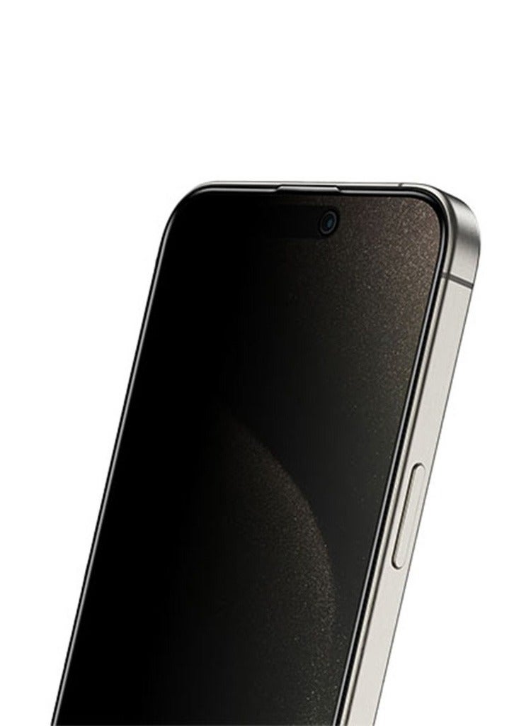 GREEN LION Picasso 3D Glass With Alignment Tray for iPhone 15 Pro - Privacy Black - Image 1