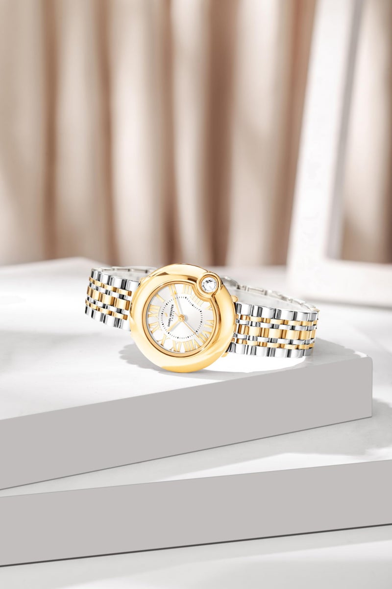Daniel Hechter Paris Saint-Germain Collection Unique Watch for Women with Roman Indices and Stainless Steel Strap-DHW2005 - Image 4