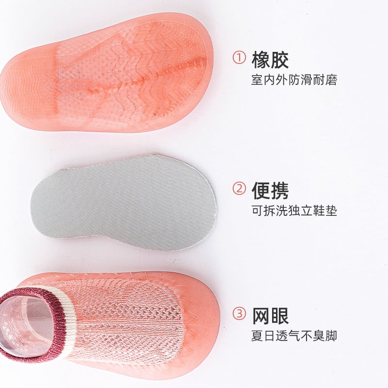 New Product Recommendation: Baby Toddler Shoes, Baby Summer Sandals, Soft-Soled Indoor Shoes For Boys And Girls, Mesh Socks And Shoes - Image 4