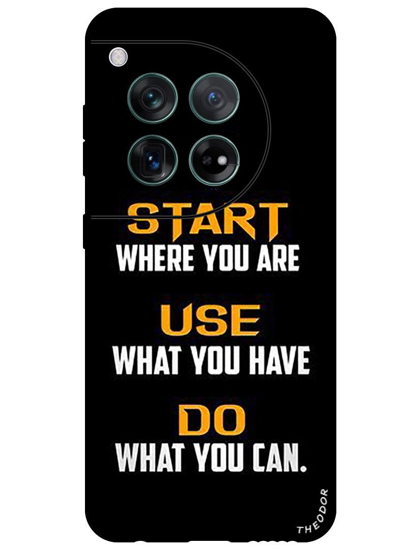 Theodor Protective Case Anti Scratch Shock Proof Bumper Cover For OnePlus 12 Start Where you are - Image 1
