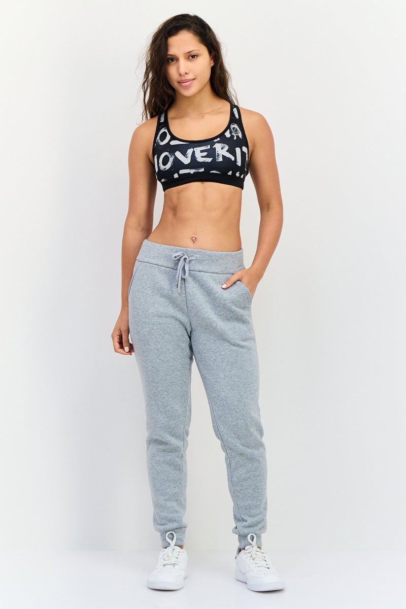 Reebok حمالة صدر رياضية للنساء بدون حشوة بطباعة جرافيك، متعددة الألوان - Image 2