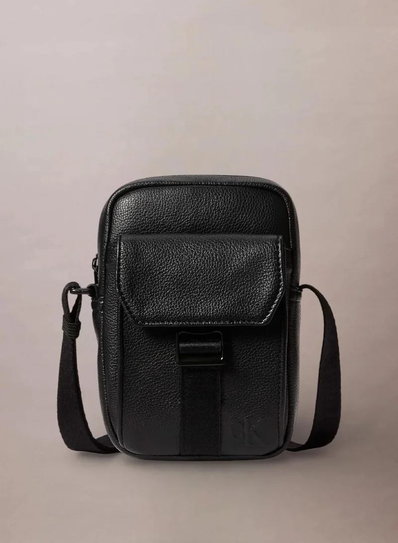 Logo Webbing Slim Reporter Bag