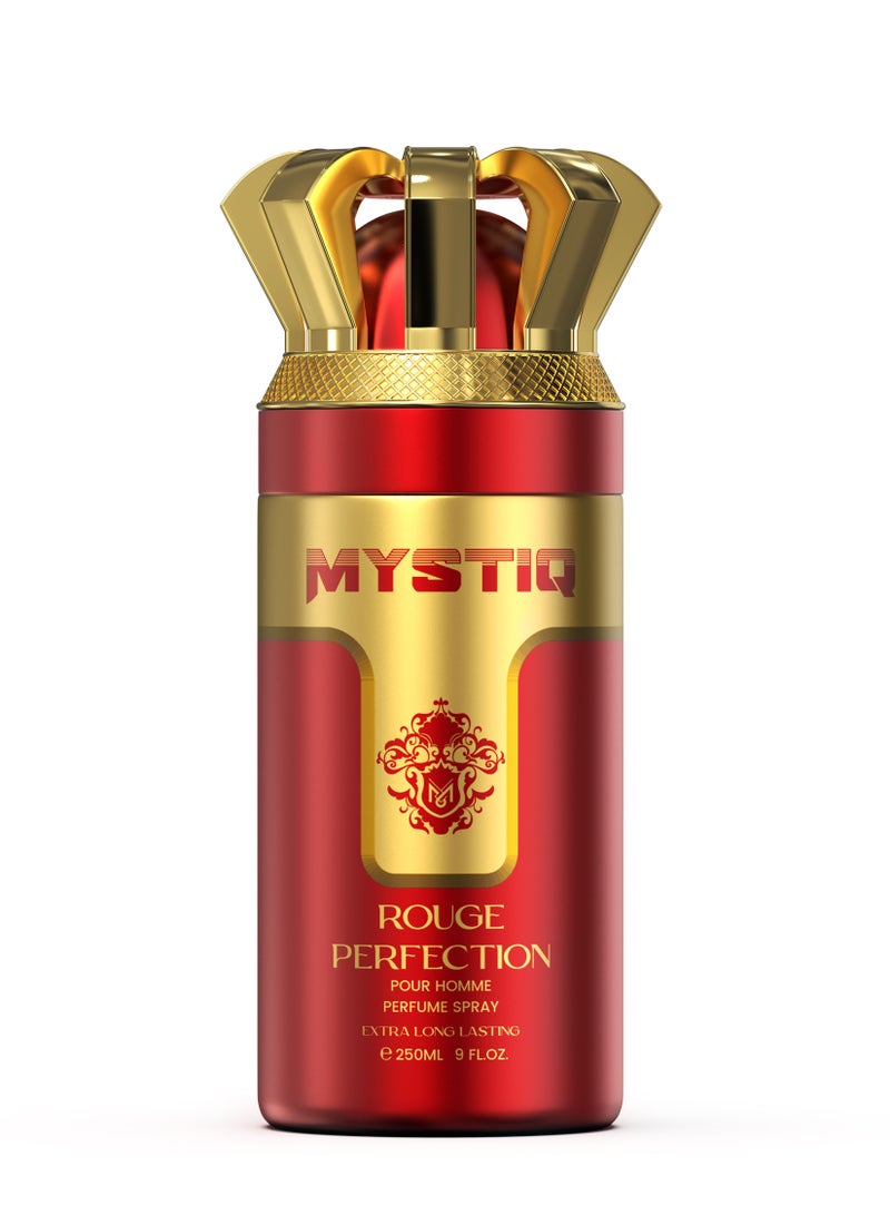 MYSTIQ ROUGE PERFECTION 250ML BODY PERFUME SPRAY - Image 1