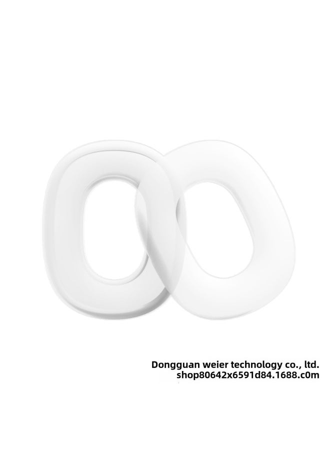 Generic - Suitable For Apple AirPods Max Headset Protective Cover Beam Cover Ear Cap Cover Silicone Transparent TPU Case-Color:Transparent Inner Shell (bag)-Applicable Models:Suitable For Apple Air Pods Max - Image 1
