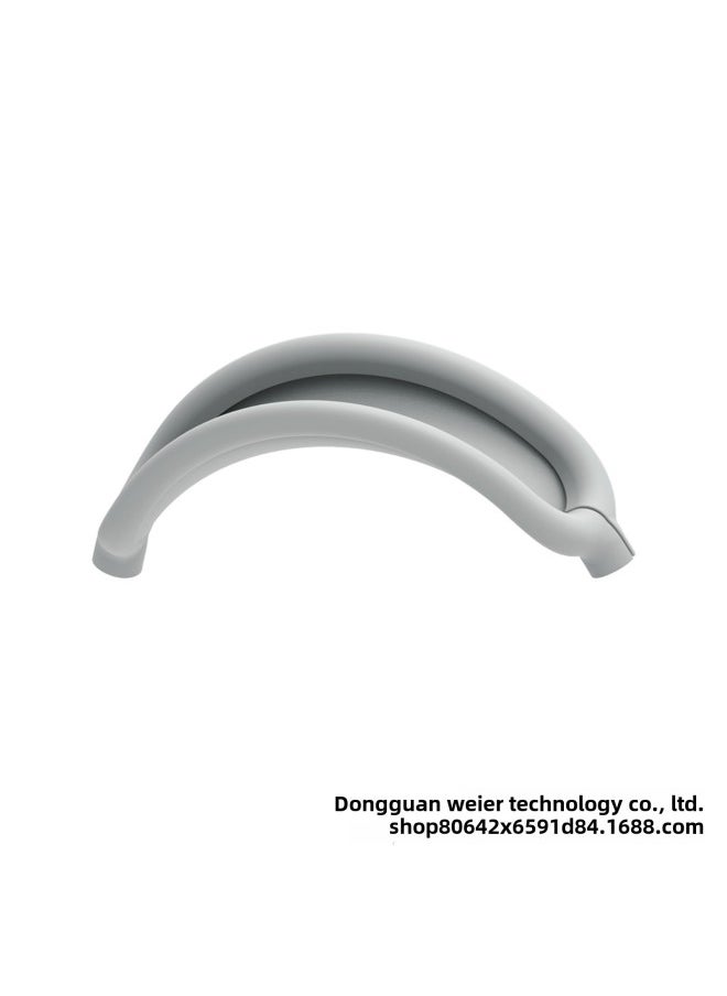 Generic - Suitable For Apple AirPods Max Headset Protective Cover Beam Cover Ear Cap Cover Silicone Transparent TPU Case-Color:Transparent Inner Shell (bag)-Applicable Models:Suitable For Apple Air Pods Max - Image 1