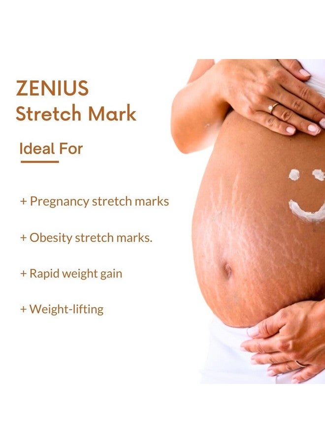 Zenius India كريم إزالة علامات التمدد للنساء، كريم علامات التمدد للحمل، كريم علامات التمدد أثناء الحمل، كريم إزالة علامات التمدد بعد الحمل 50 جرام - Image 2