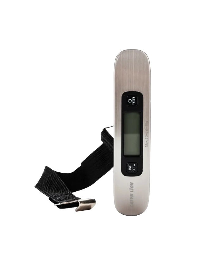 GREEN LION Digital Hanging Luggage Scale - Portable Handheld Baggage Weight Scale 110lb/50kg Capacity with Backlit LCD Display, Lightweight Design, Compact and Durable for Travel Suitcases - Image 1