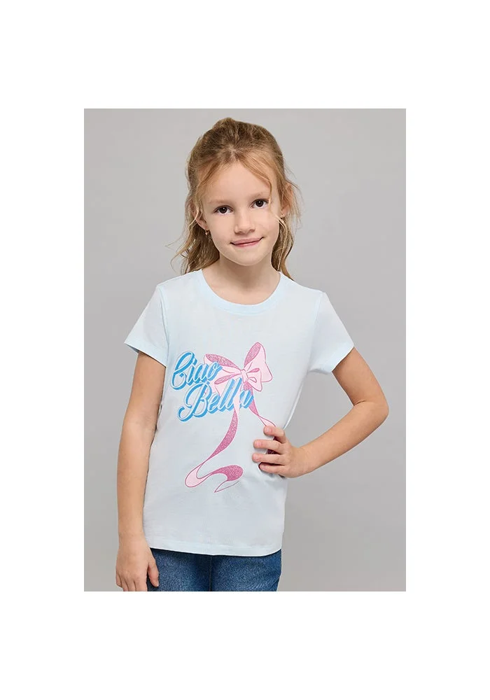 R&b Printed T-Shirt with Crew Neck and Short Sleeves