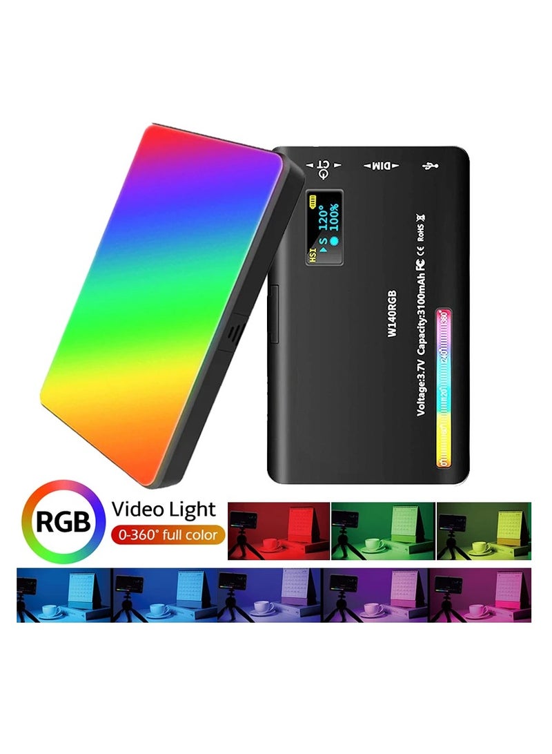 Xria W140 LED RGB Video Light Full Color 2500-9000K 8W with 3100mAh Rechargable Battery and USB-C Interface - Image 4