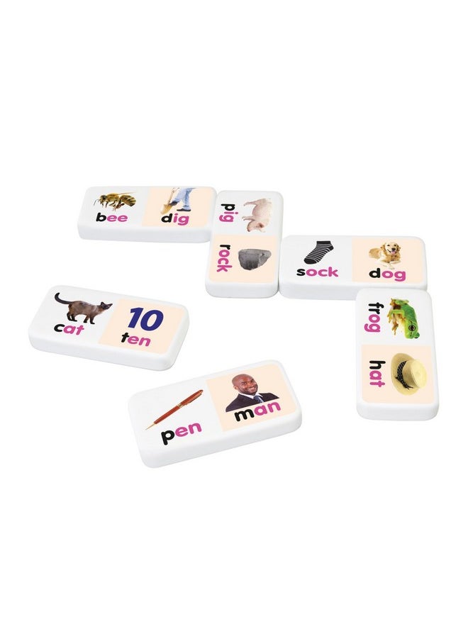 Junior Learning Rhyming Word Dominoes Educational Action Games, Multi, Model: Jl490  - Image 4