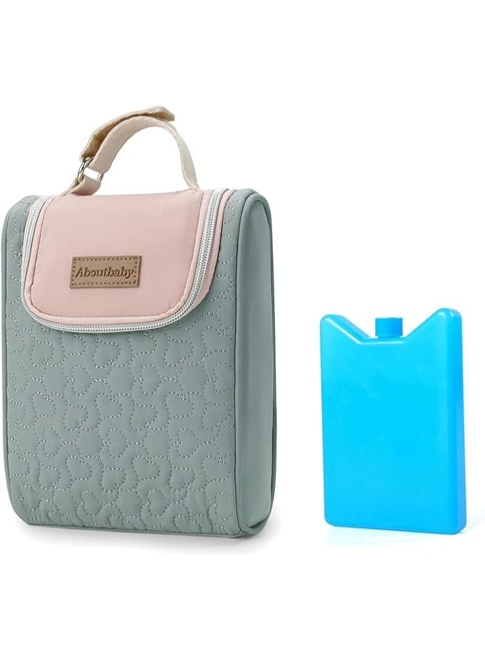 NALACAL Baby Bottle Cooler Bag Adjustable Strap Insulated Storage Up To 9 Ounce - Image 1